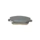 Колодки гальмівні передні METELLI 22-0728-0 для Honda Civic VIII Hatchback (FN, FK) 2006- , 131.5x55.7x17.5 мм