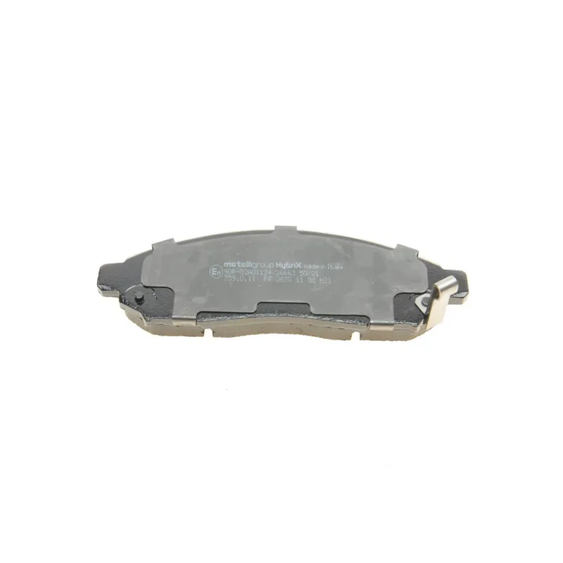 Колодки гальмівні передні METELLI 22-0743-0 для Nissan Navara D40, Armada R51 2005-, 163.5x54.1x17 мм
