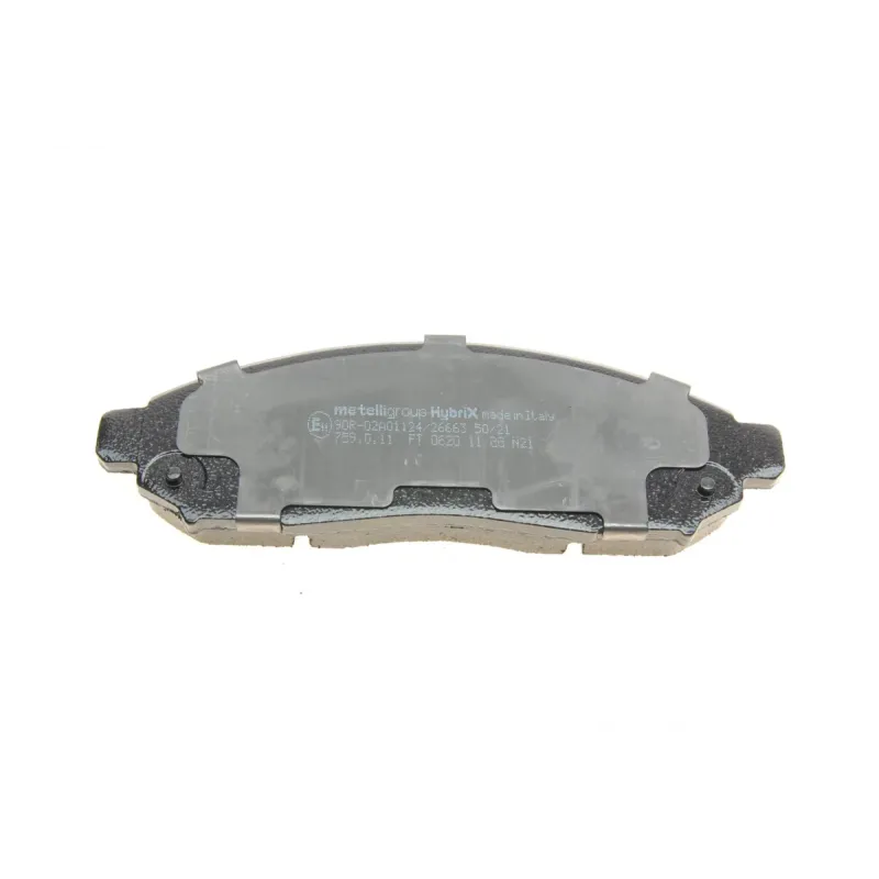 Колодки гальмівні передні METELLI 22-0743-0 для Nissan Navara D40, Armada R51 2005-, 163.5x54.1x17 мм