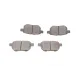 Колодки гальмівні задні METELLI 22-0746-0 для Toyota Corolla/Auris 06-14, Yaris 05-