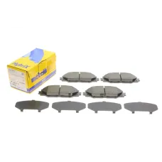 Колодки гальмівні передні METELLI 22-0748-0 для Toyota Auris, Prius, RAV4 III/IV 2006-2018, 146.4x56.8x18 мм