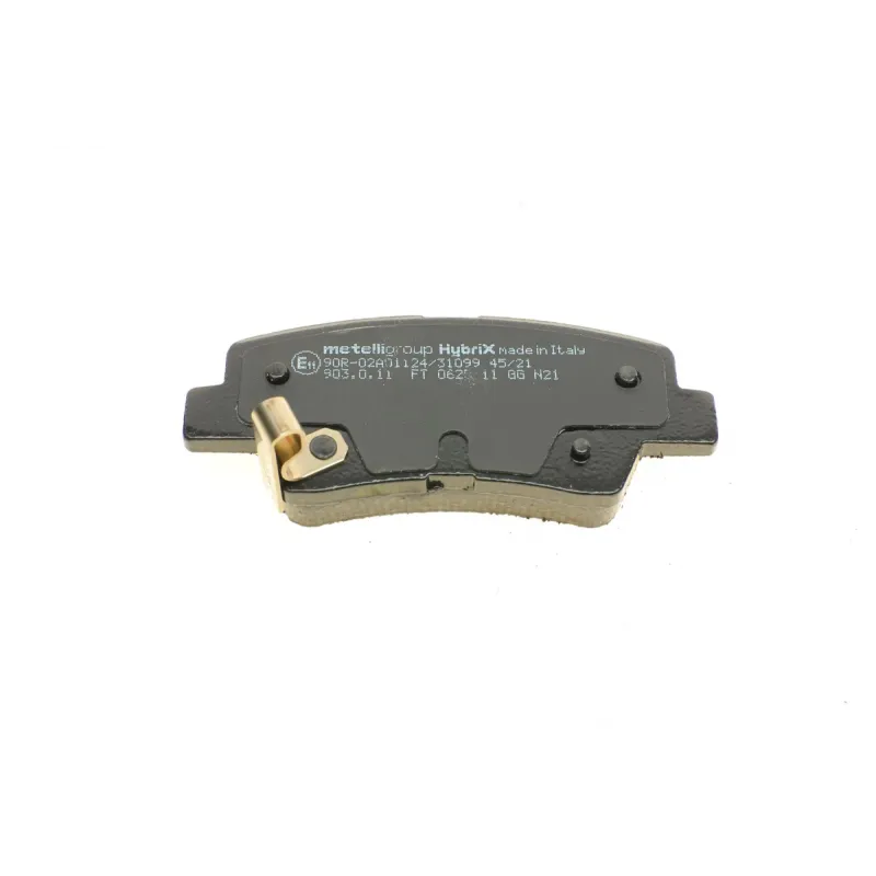 Колодки гальмівні задні METELLI 22-0886-0 для Hyundai Tucson, Kia Optima, Soul з шумопоглинаючими пластинами