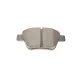 Колодки гальмівні задні METELLI 22-0889-0 для Audi A3, VW Golf, Skoda Octavia, 16.5 мм