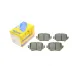 Колодки гальмівні задні METELLI 22-0980-0 для Audi Q3, Skoda Octavia, Seat Leon, VW Golf, 104x52x17.5 мм
