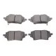 Колодки гальмівні задні METELLI 22-1228-0 для Toyota Yaris, Corolla, Suzuki Swace (+датчики)