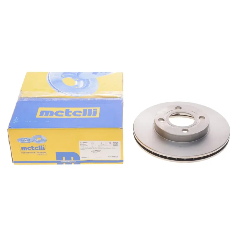 Диск гальмівний передній METELLI 23-0061 для Audi 80/90/100 (1976-1991), 257x21.6 мм