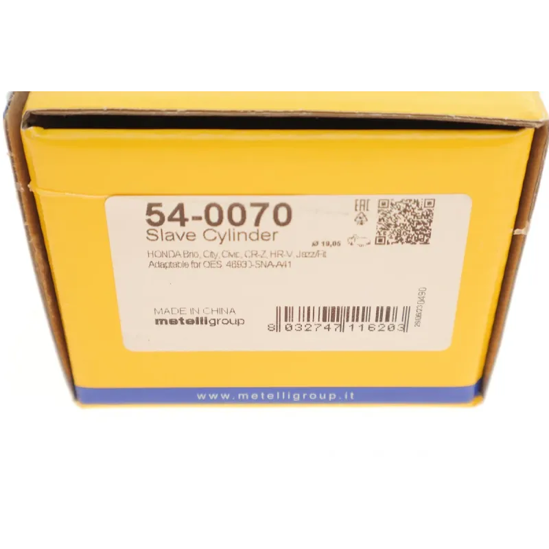 Робочий циліндр зчеплення METELLI 54-0070 для Honda Civic, Jazz, CR-Z (d=19.05mm)