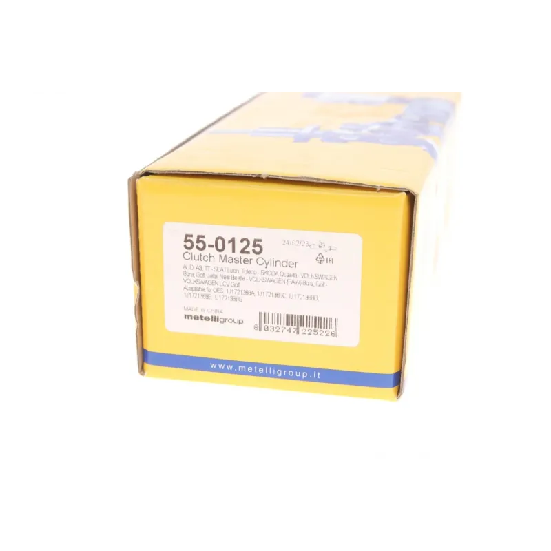 Головний циліндр зчеплення METELLI 55-0125 для Audi A3, VW Golf IV, Skoda Octavia I (d=15.87mm)