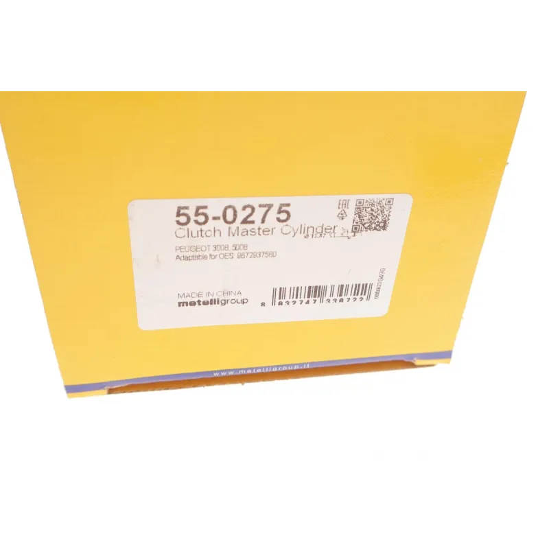 Циліндр зчеплення головний METELLI 55-0275 для Peugeot 3008/5008 1.6 HDi 2010-2017 (d=15.87мм)