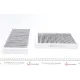 Фільтр салону MEYLE 012 320 0028/S вугільний для Mercedes-Benz ML W164, GL X164 2005-2011, 254x134x40 мм
