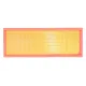 Фільтр повітряний MEYLE 012 321 0004 для Mercedes-Benz E-Class W211 5.5 AMG 2003-2008, 354x135x42 мм