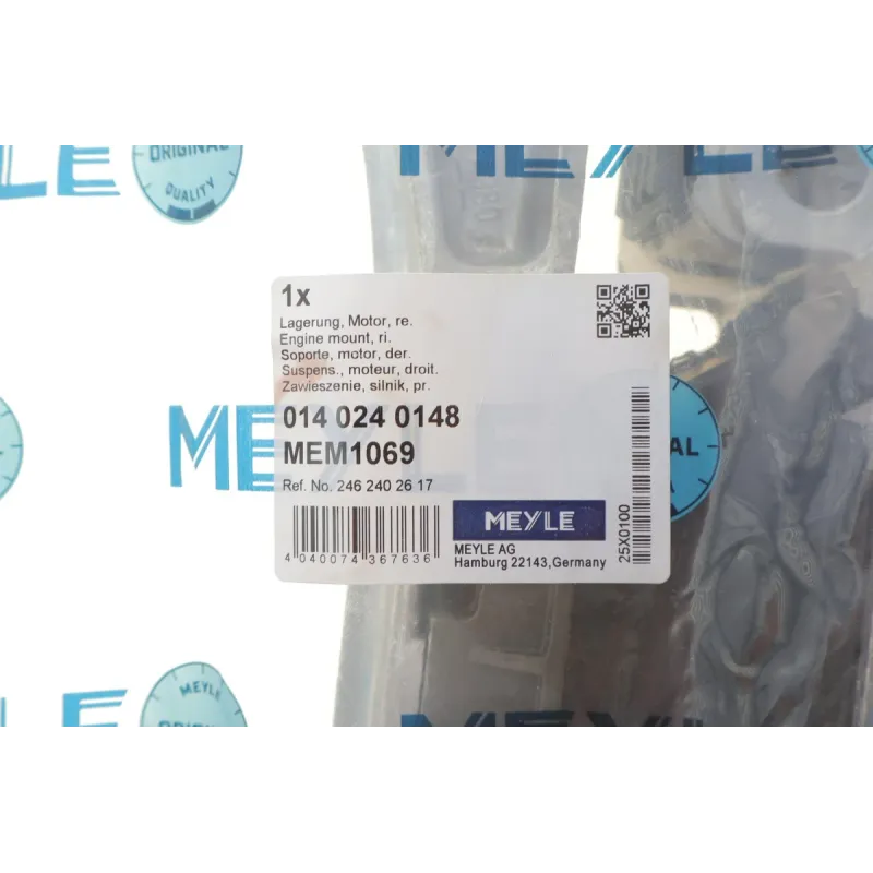 Подушка двигуна права MEYLE 014 024 0148 для Mercedes-Benz A-Class W176, B-Class W246 2011-2018