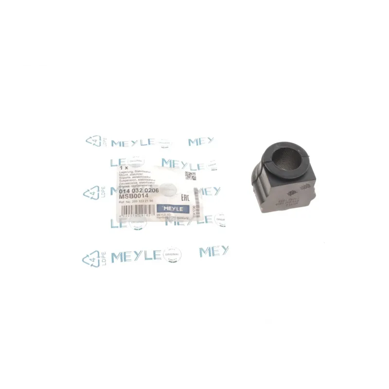Втулка стабілізатора переднього MEYLE 014 032 0206 для Mercedes-Benz C-Class W203 2000-2007 (d=22mm)