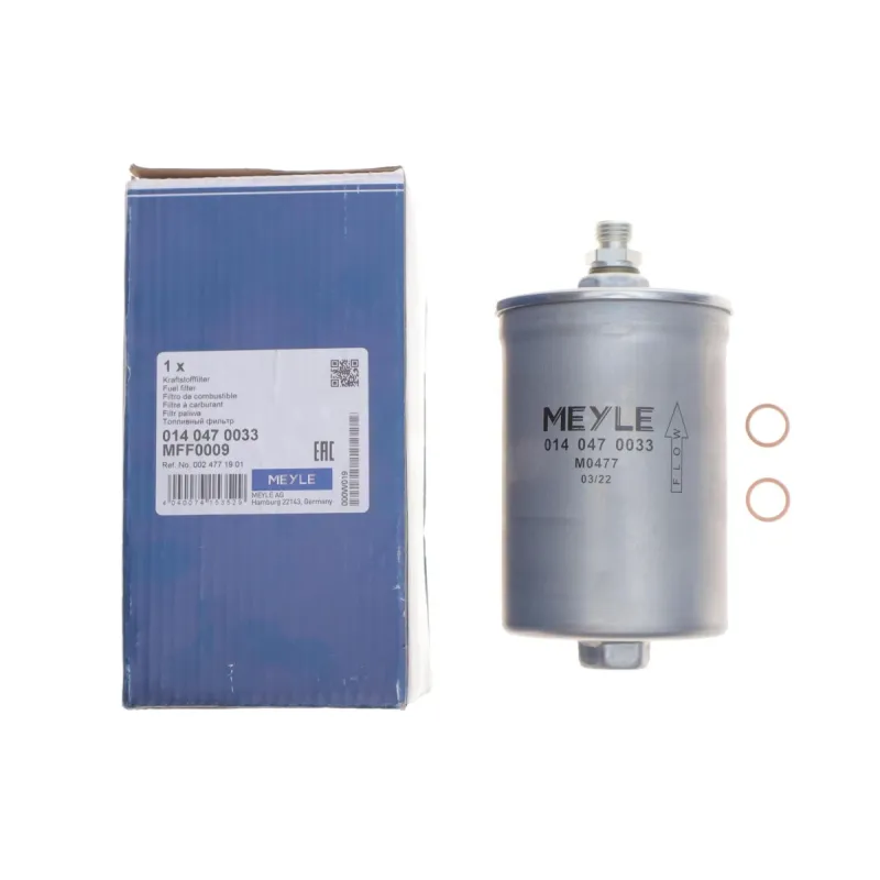 Фільтр паливний MEYLE 014 047 0033 для Mercedes-Benz E-class (W124) 1993-1998, S-class (W116/126) 1972-1991, діаметр 82 мм