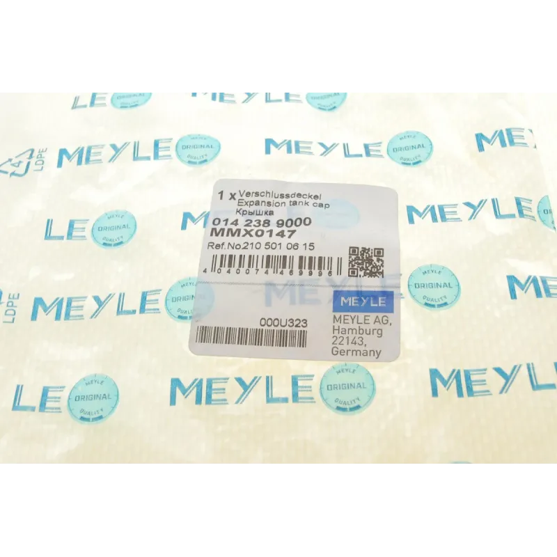 Кришка бачка розширювального MEYLE 014 238 9000 для Mercedes-Benz E-Class W210, C-Class W203, Vito W447, тиск 2 бар
