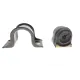 Втулка стабілізатора (переднього) MB Sprinter/VW Crafter 09- (d=10mm) з кронштейном (к-кт)