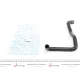 Патрубок радіатора нижній MEYLE 019 501 9882 для Mercedes-Benz E-Class W210 1995-2003
