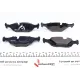 Колодки гальмівні задні MEYLE 025 206 7516 для BMW 3 (E30) 1982-1991, ATE, 16.7 мм
