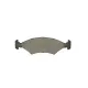 Колодки гальмівні передні MEYLE 025 207 5318 для Ford Escort, Fiesta, Sierra 1980-2002, з протискрипною пластиною