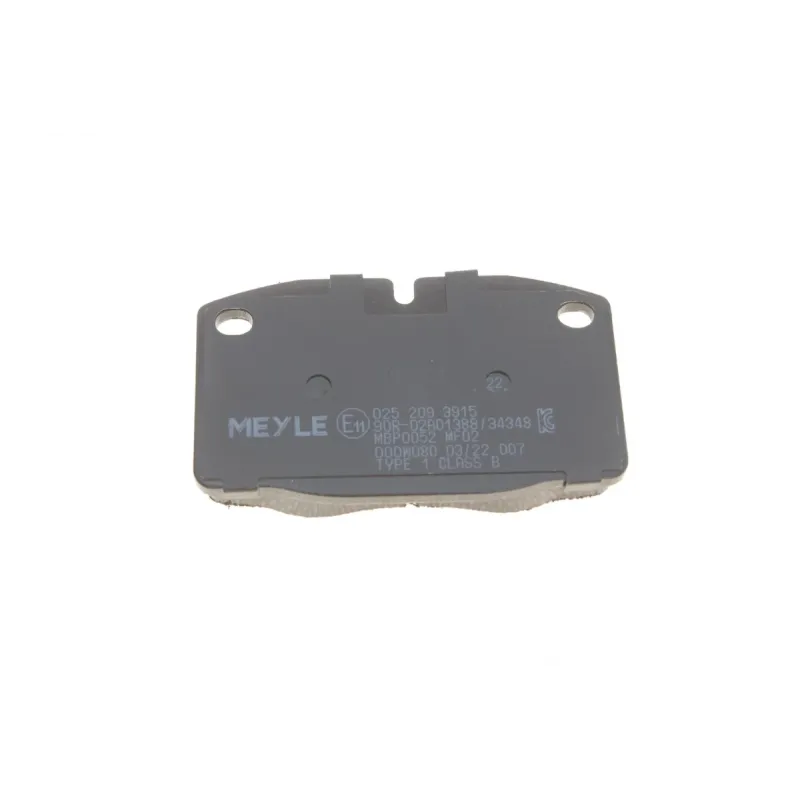 Колодки гальмівні передні MEYLE 025 209 3915 для Opel Ascona C, Vectra A, Corsa A, 59x100x15.4 мм, Delco