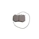 Колодки гальмівні (передні) Citroen AX/C15/C6/Visa/Peugeot 205 II/407 1.0-2.2D 84-