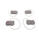 Колодки гальмівні (передні) Citroen AX/C15/C6/Visa/Peugeot 205 II/407 1.0-2.2D 84-