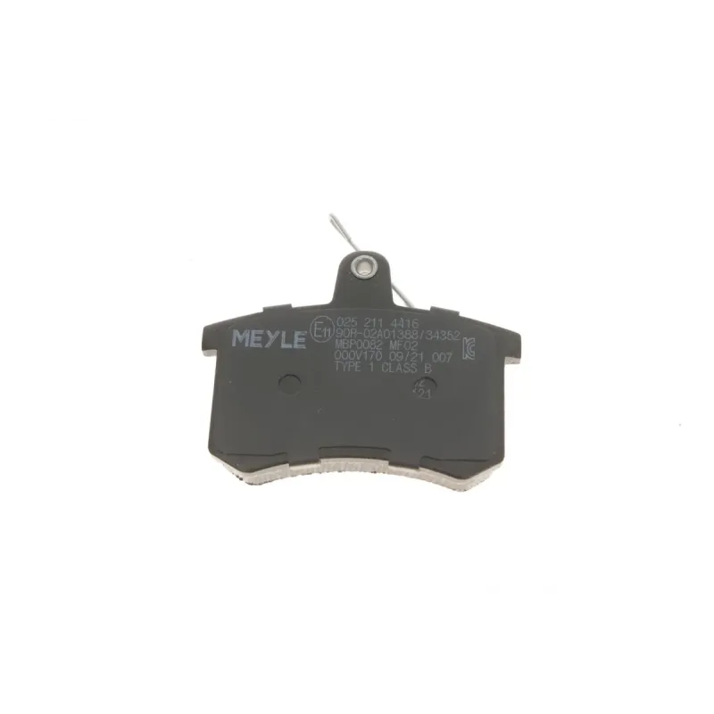 Колодки гальмівні задні MEYLE 025 211 4416 для Audi A4 B5, A6 C4 1994-1997, TRW