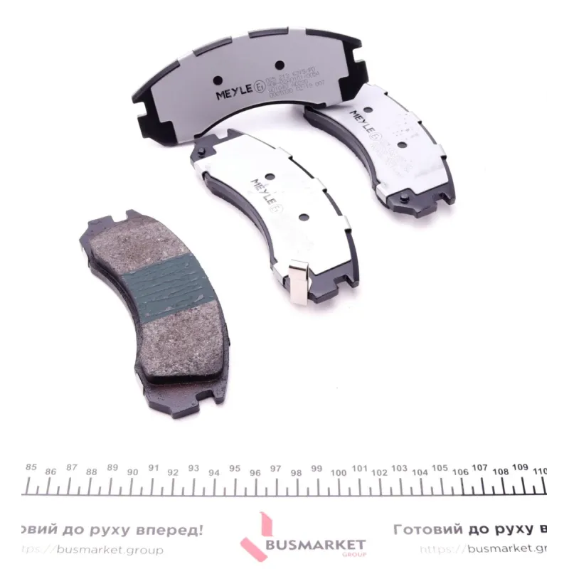 Колодки гальмівні передні MEYLE 025 213 6315/PD для Mitsubishi Outlander, Lancer, Pajero 1990-, Akebono, 15.7мм