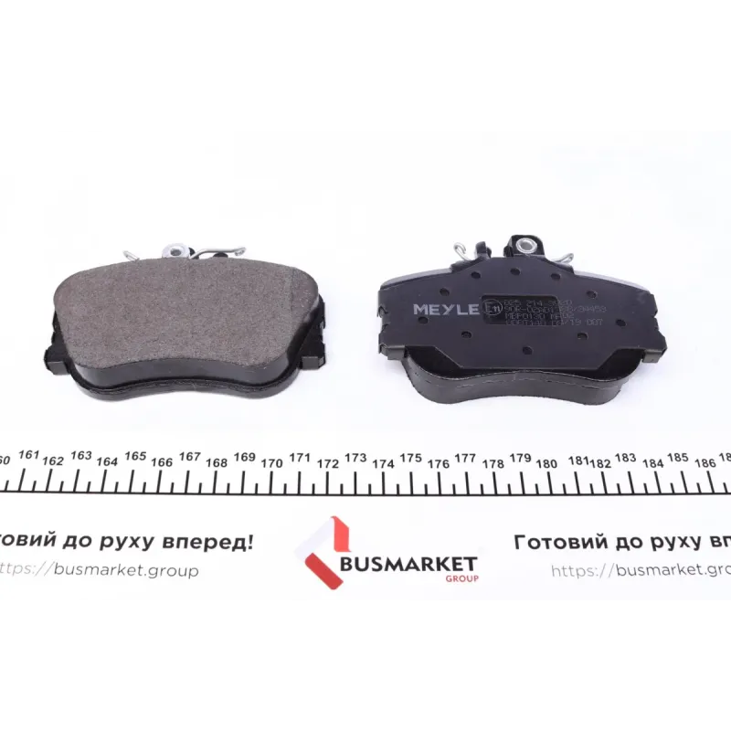 Колодки гальмівні передні MEYLE 025 214 3920 для Mercedes-Benz C-Class W202 1993-2000, 110x74.6x20 мм