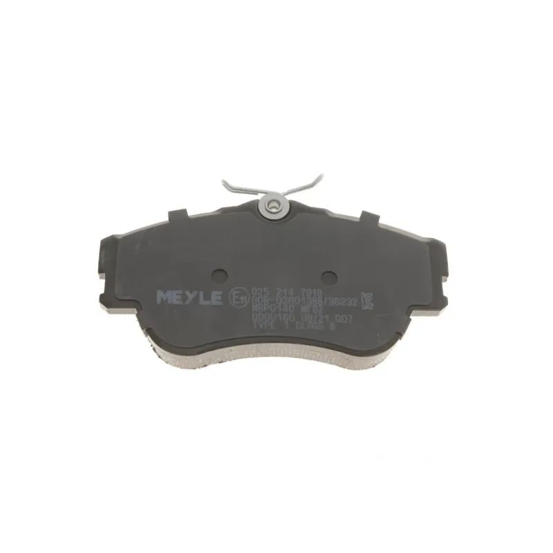 Колодки гальмівні передні MEYLE 025 214 7919 для Volkswagen T4 1990-2003, 129.7x65.2 мм