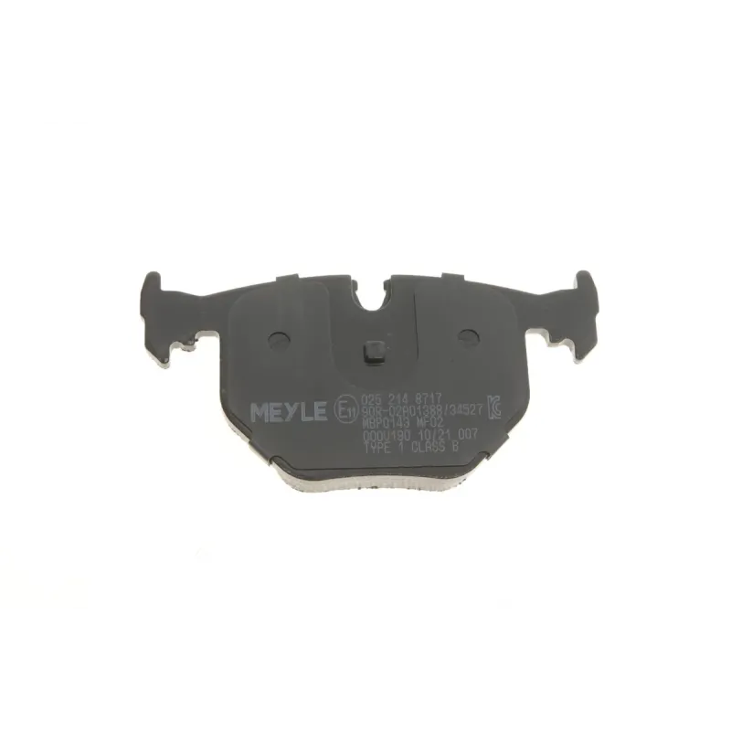 Колодки гальмівні задні MEYLE 025 214 8717 для BMW 3 (E46)/5 (E39)/7 (E38) 99-05, 123.2x59.4x17 мм