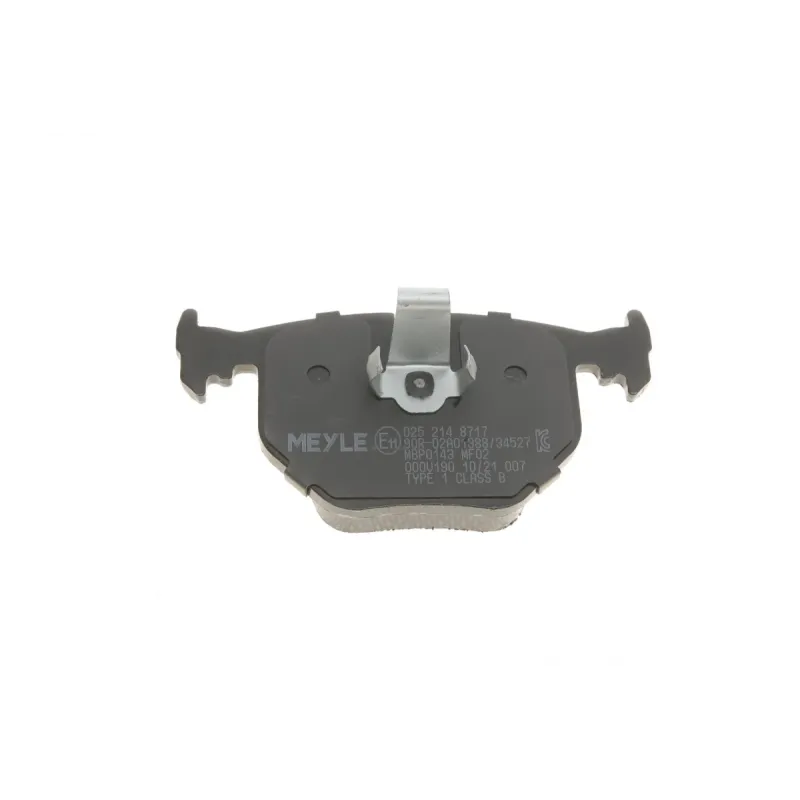 Колодки гальмівні задні MEYLE 025 214 8717 для BMW 3 (E46)/5 (E39)/7 (E38) 99-05, 123.2x59.4x17 мм