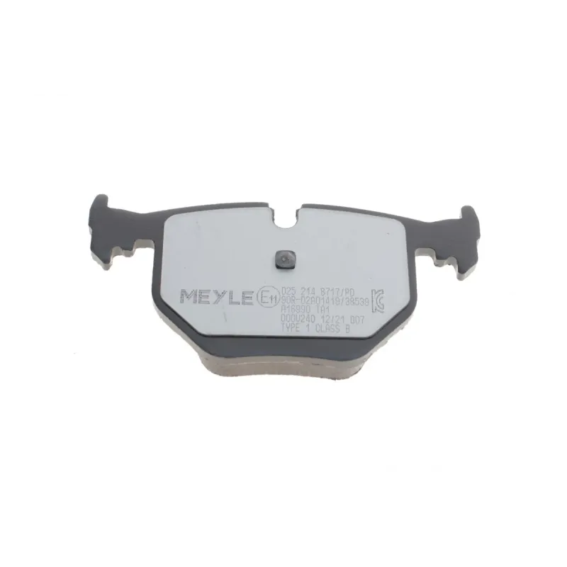 Колодки гальмівні задні MEYLE 025 214 8717/PD для BMW 3/5/X3/X5 1994-2012, 123.2x59.4x17 мм