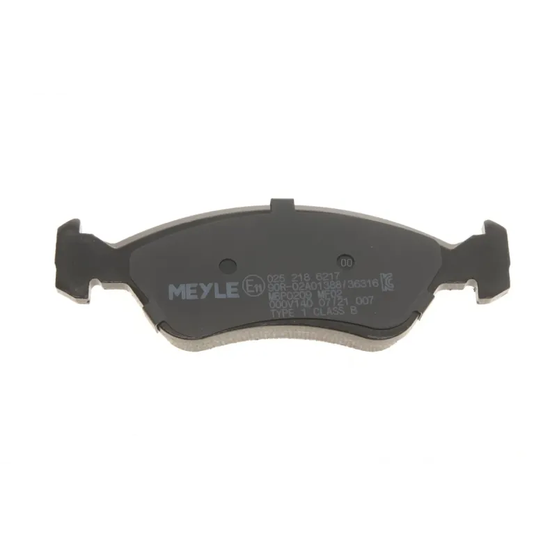 Колодки гальмівні передні MEYLE 025 218 6217 для Opel Astra F, Vectra, Daewoo Espero, 156.3x52.2x17.6 мм