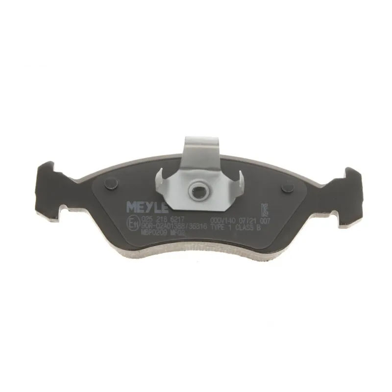 Колодки гальмівні передні MEYLE 025 218 6217 для Opel Astra F, Vectra, Daewoo Espero, 156.3x52.2x17.6 мм
