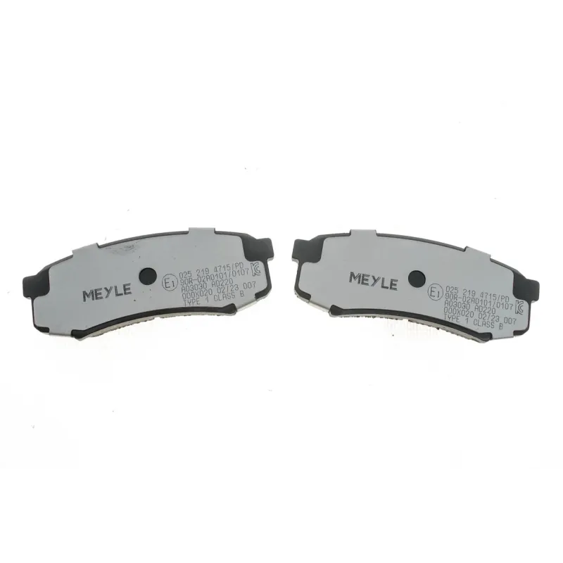 Колодки гальмівні задні MEYLE 025 219 4715/PD для Toyota Land Cruiser, Lexus GX, Mitsubishi Montero IV