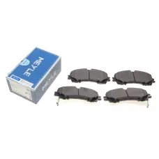 Колодки гальмівні передні MEYLE 025 221 1716 для Nissan X-Trail T32, Renault Koleos II, Infiniti Q50, Akebono, 15.8 мм