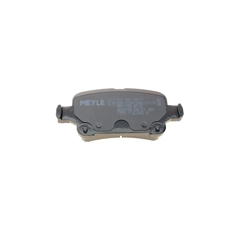 Колодки гальмівні задні MEYLE 025 221 2917 для Chevrolet Cruze, Opel Astra K, Bolt, 106.4 мм