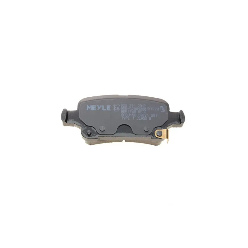 Колодки гальмівні задні MEYLE 025 221 2917 для Chevrolet Cruze, Opel Astra K, Bolt, 106.4 мм