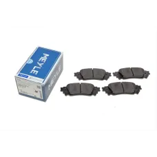 Колодки гальмівні задні MEYLE 025 221 5315 для Lexus NX 2.0/2.5 16V 2014-, 121.2x42.8x15 мм
