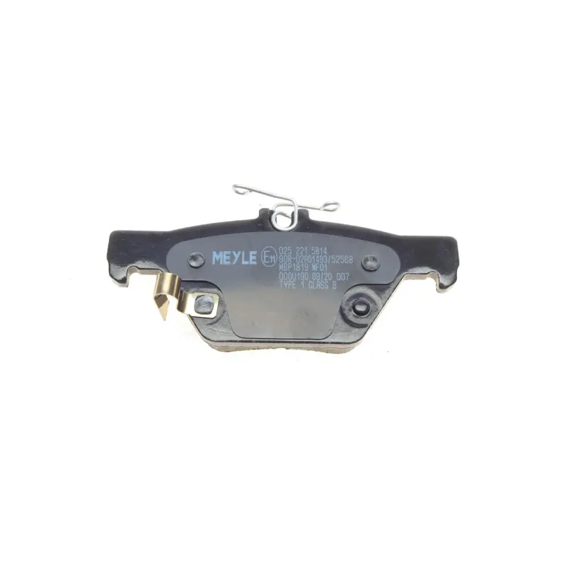 Колодки гальмівні задні MEYLE 025 221 5814 для Subaru Impreza, Outback, Legacy 1.6-3.6 2014- (123x52.7x13.7 мм)