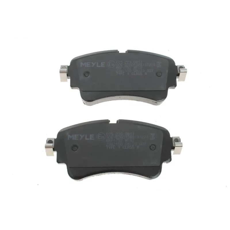 Колодки гальмівні задні MEYLE 025 223 0817 для Audi A4 B9, A5 F5, Q5 FY 2015-, 129.2x59.1x17.3 мм