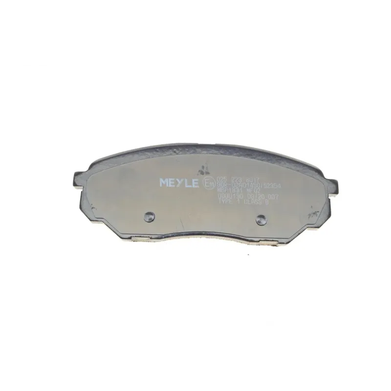 Колодки гальмівні передні MEYLE 025 223 8017 для Hyundai Santa Fe IV, Kia Sorento III 152x60x17 мм