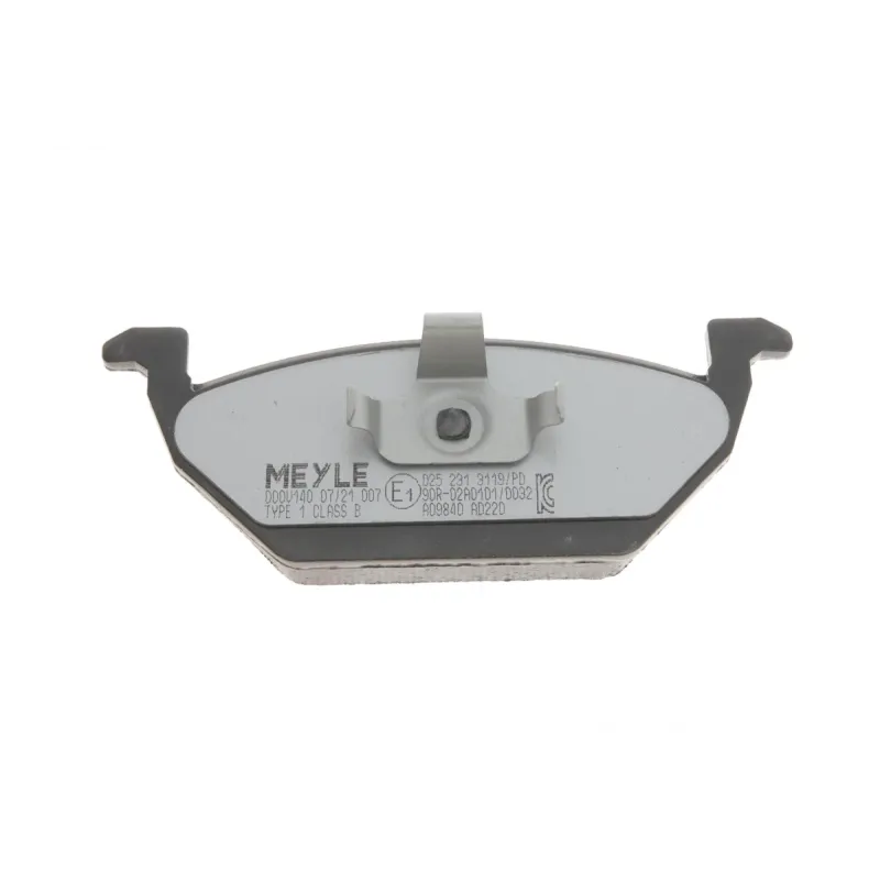 Колодки гальмівні передні MEYLE Platinum 025 231 3119/PD для VW Caddy 2004-, Audi A3, A2