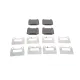 Колодки гальмівні задні MEYLE 025 231 5715 для Mercedes-Benz M-Class W163 1998-2005, 74.7x65.4x15.3 мм
