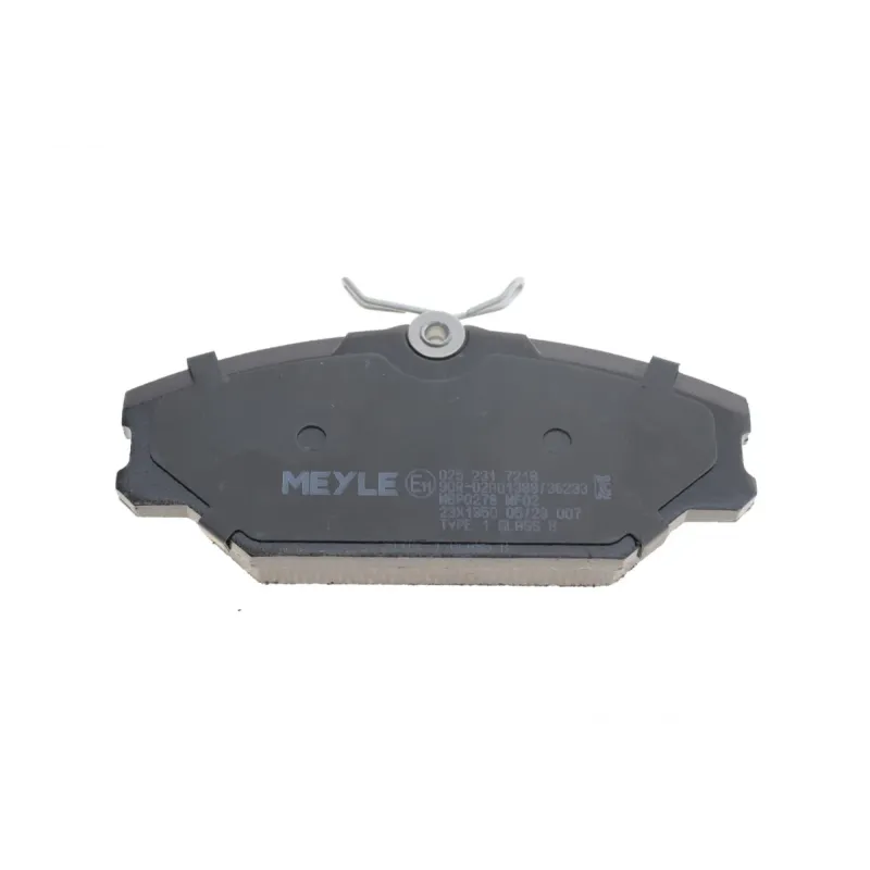 Колодки гальмівні передні MEYLE 025 231 7218 для Renault Clio II, Megane I, Laguna I (128.9x55.5x18.3 мм)