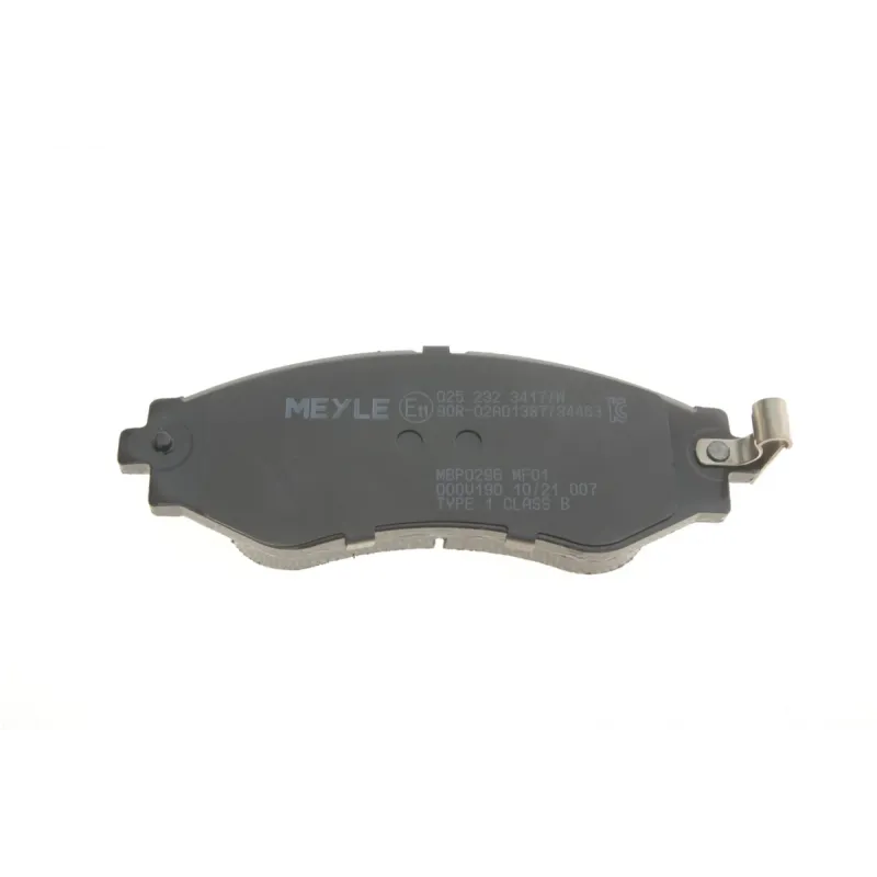 Колодки гальмівні передні MEYLE 025 232 3417/W для Daewoo Lanos, Nubira 1997-, Akebono, 143.2x51.4x16.9 мм