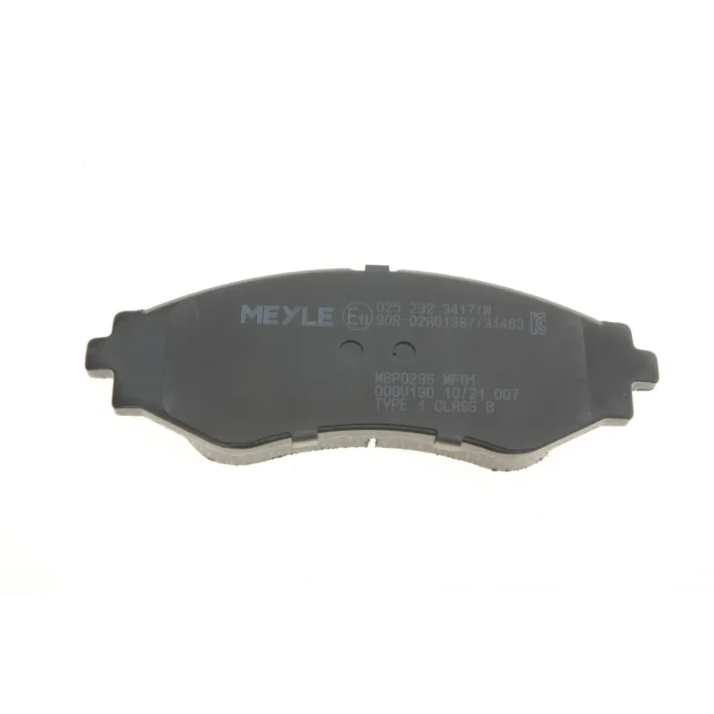 Колодки гальмівні передні MEYLE 025 232 3417/W для Daewoo Lanos, Nubira 1997-, Akebono, 143.2x51.4x16.9 мм