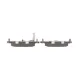 Колодки гальмівні задні MEYLE 025 232 5817/PD для Opel Astra G/Zafira A 1998-2009, 104.7 мм