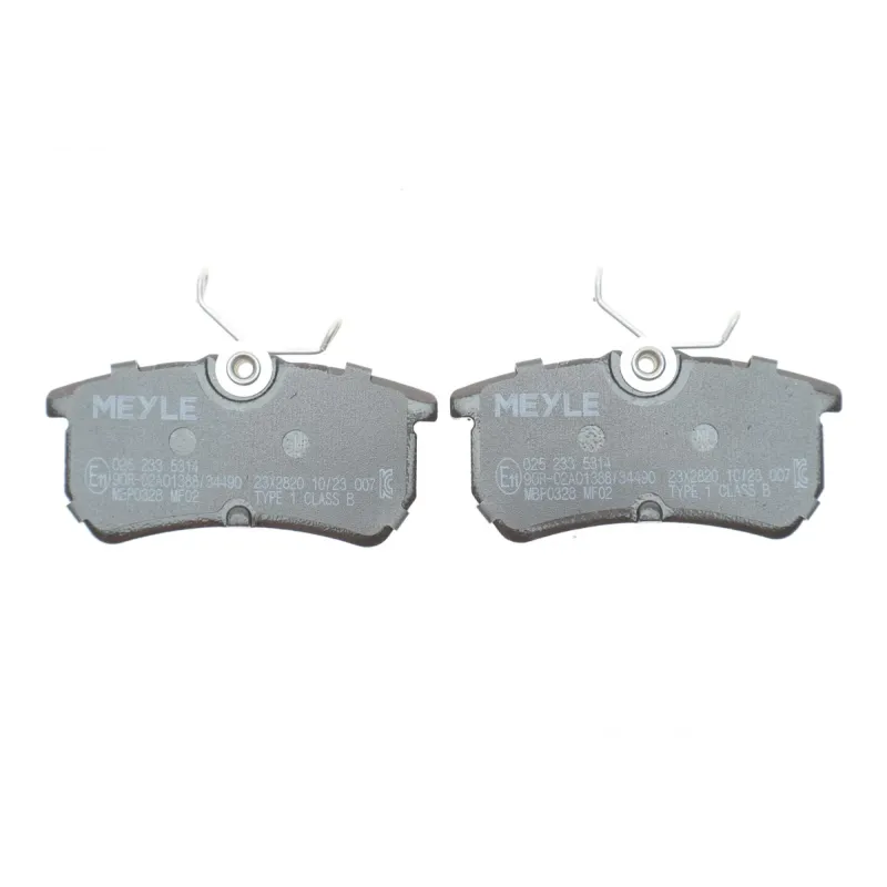 Колодки гальмівні задні MEYLE 025 233 5314 для Ford Focus 1998-2004, Fiesta 2005-2008, 87.1x42.6x14 мм